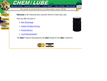Tablet Screenshot of chemandlube.com